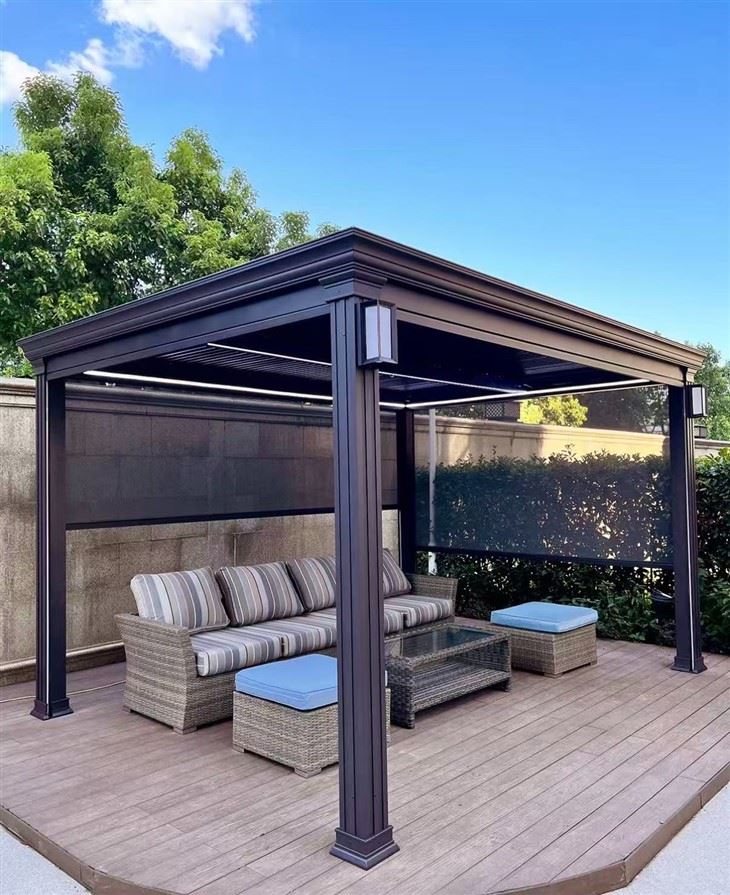 Backyard Garden Pergola For Patio Dining Area factory