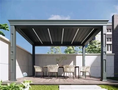 Koľko stojí hliníková pergola s žalúziami?
